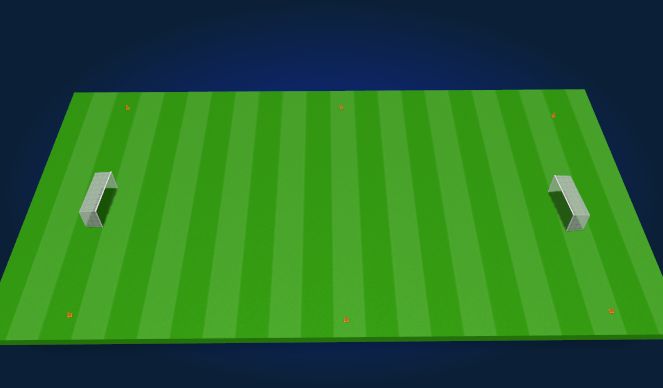 Football/Soccer Session Plan Drill (Colour): Futbol recreativo.