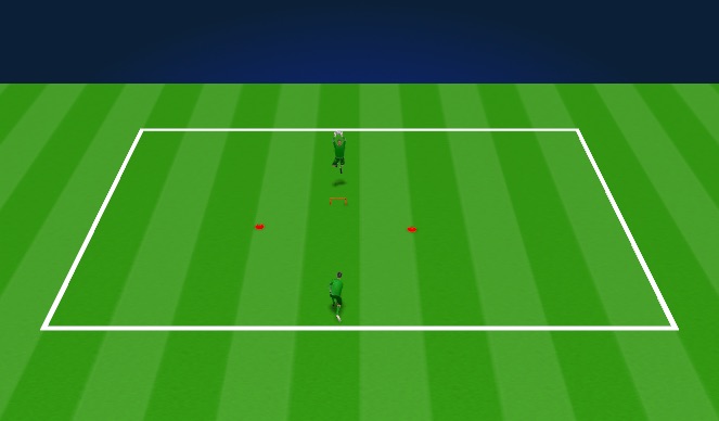 Football/Soccer Session Plan Drill (Colour): Cross Ball Intro 