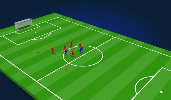 Football/Soccer Session Plan Drill (Colour): Screen 1