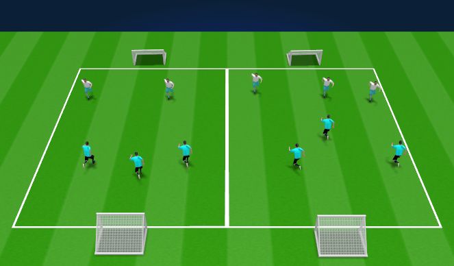 Football/Soccer Session Plan Drill (Colour): Screen 1