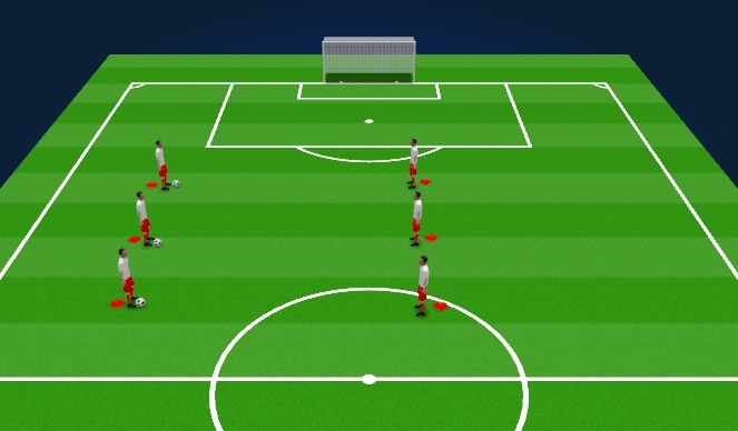 Football/Soccer Session Plan Drill (Colour): Technical - Passing and Receiving