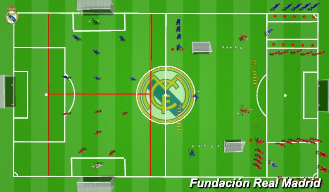 Football/Soccer Session Plan Drill (Colour): Pantalla 1