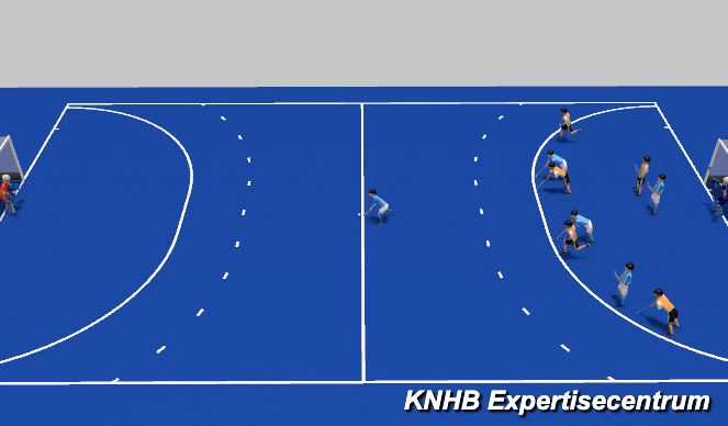 Hockey Session Plan Drill (Colour): Screen 1