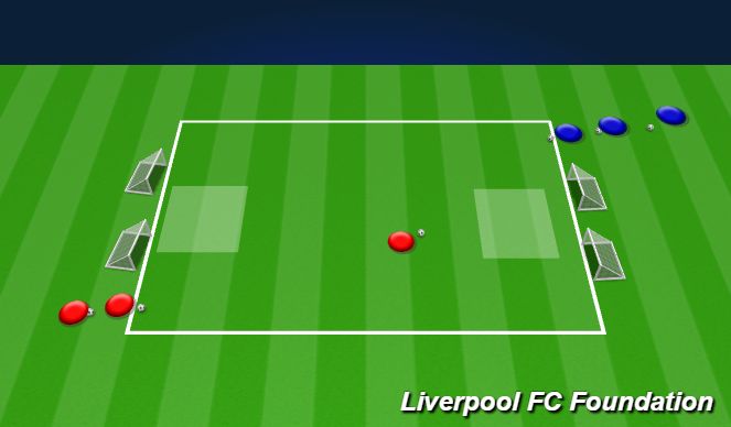 Football/Soccer Session Plan Drill (Colour): Screen 2