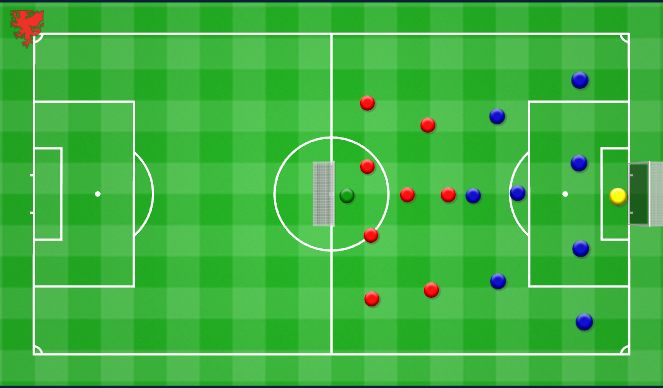 Football/Soccer Session Plan Drill (Colour): Final Game