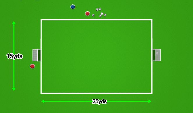 Football/Soccer Session Plan Drill (Colour): Arrival Activity