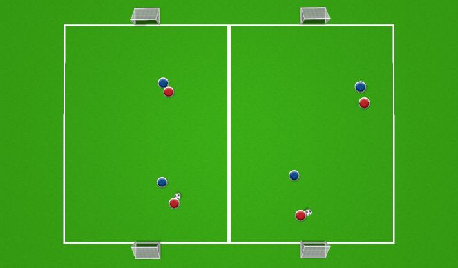 Football/Soccer Session Plan Drill (Colour): Marking