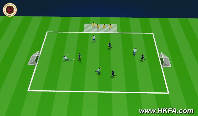 Football/Soccer Session Plan Drill (Colour): Screen 1