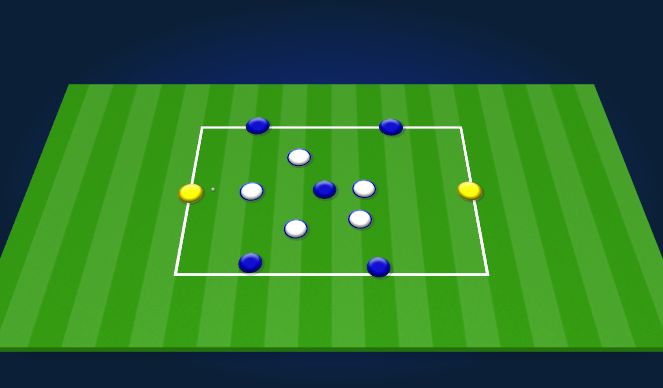 Football/Soccer Session Plan Drill (Colour): Overtalsspil