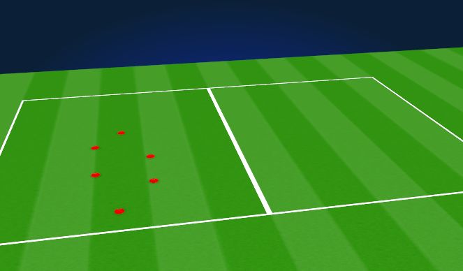 Football/Soccer Session Plan Drill (Colour): Technical DRIBBLING