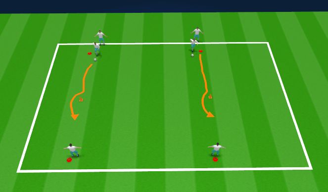 Football/Soccer Session Plan Drill (Colour): Screen 1