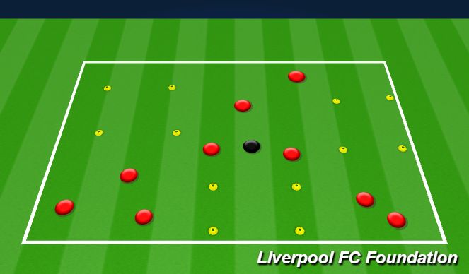 Football/Soccer Session Plan Drill (Colour): Screen 1
