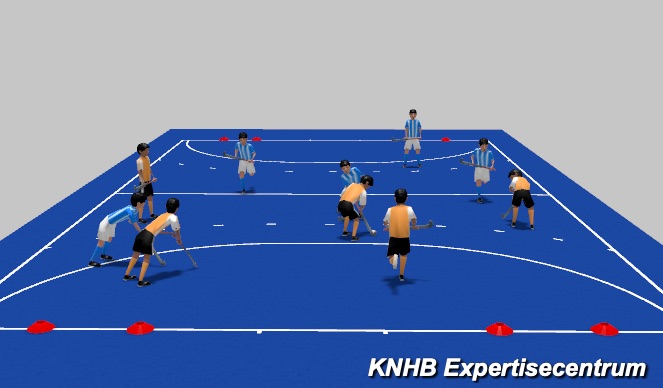Hockey Session Plan Drill (Colour): Screen 3