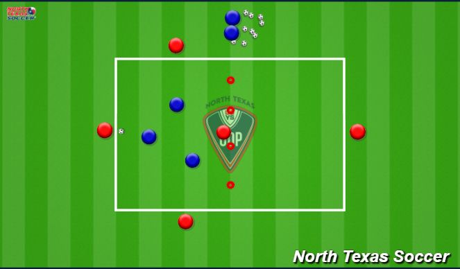 Football/Soccer Session Plan Drill (Colour): Animation 1