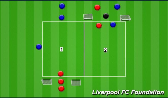 Football/Soccer Session Plan Drill (Colour): Screen 1