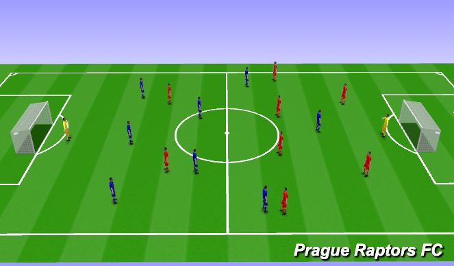 Football/Soccer Session Plan Drill (Colour): Match