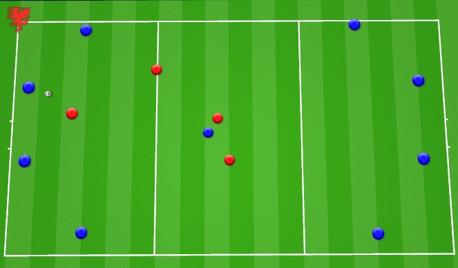 Football/Soccer Session Plan Drill (Colour): Screen 2