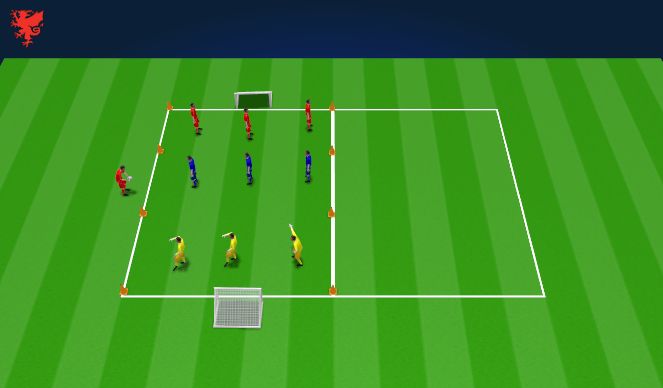 Football/Soccer Session Plan Drill (Colour): Screen 1