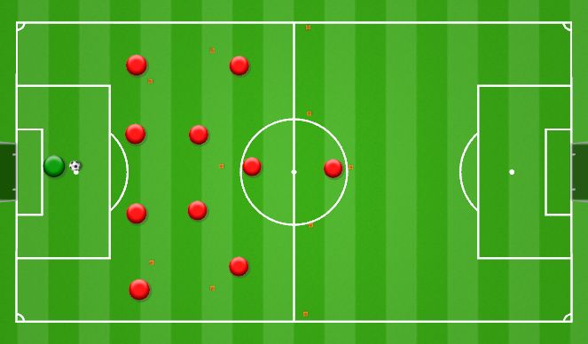 Football/Soccer Session Plan Drill (Colour): Exercise 2