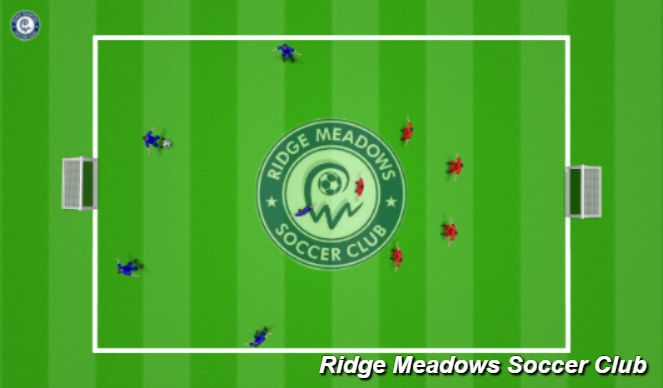 Football/Soccer Session Plan Drill (Colour): Slow-Motion Soccer