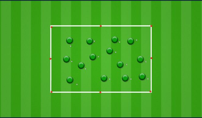Football/Soccer Session Plan Drill (Colour): Dynamic