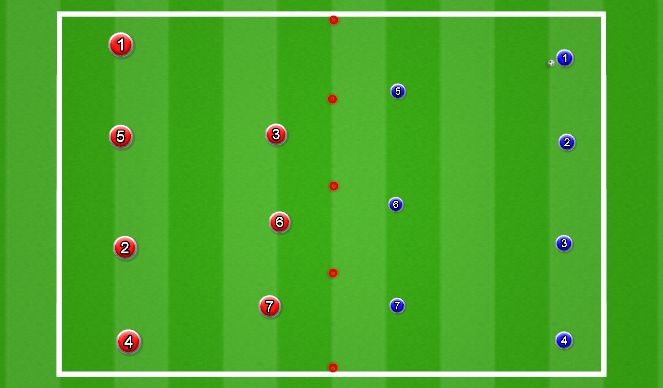 Football/Soccer Session Plan Drill (Colour): Animation 1