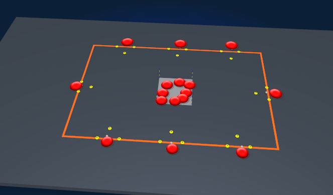 Football/Soccer Session Plan Drill (Colour): Technical Conditioning 