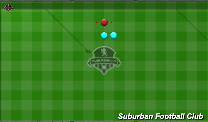 Football/Soccer Session Plan Drill (Colour): Activation 1 - Low Extension Ground Familiarity