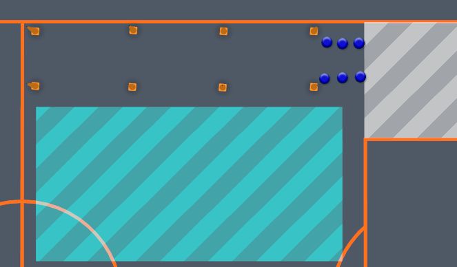 Football/Soccer Session Plan Drill (Colour): Dynamics Animation