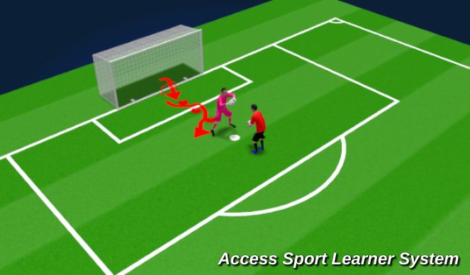 Football/Soccer Session Plan Drill (Colour): Drill #1