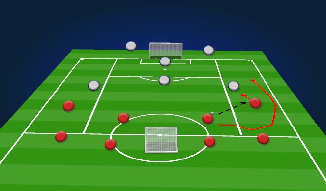 Football/Soccer Session Plan Drill (Colour): Screen 1