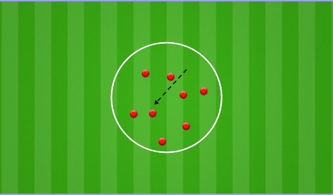 Football/Soccer Session Plan Drill (Colour): Ball toss physical literacy