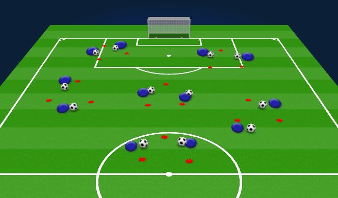 Football/Soccer Session Plan Drill (Colour): Screen 1