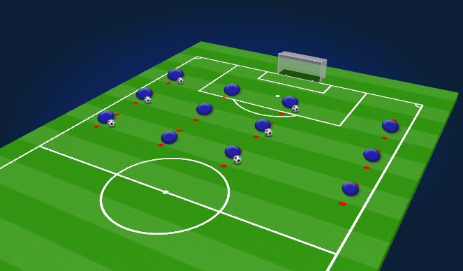 Football/Soccer Session Plan Drill (Colour): Screen 2
