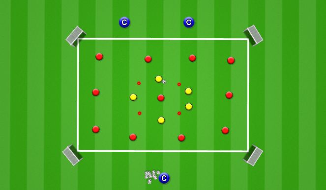 Football/Soccer Session Plan Drill (Colour): Screen 1