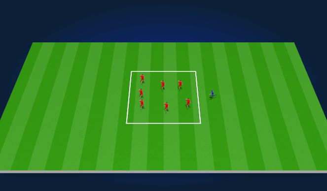 Football/Soccer Session Plan Drill (Colour): Tails Warm UP