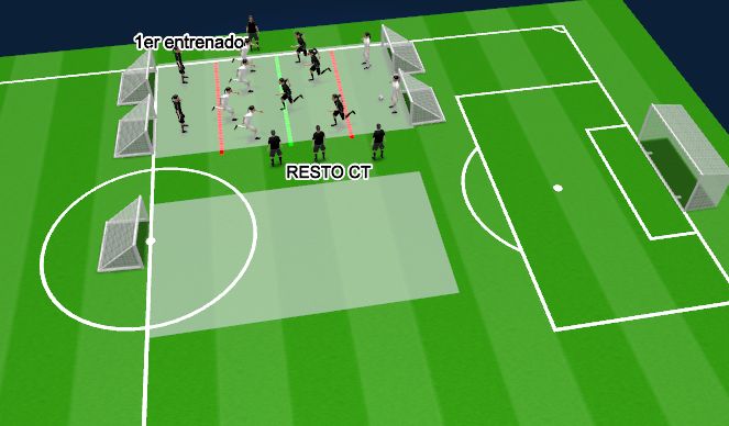 Football/Soccer Session Plan Drill (Colour): Juego pos 2