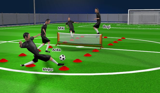 Football/Soccer Session Plan Drill (Colour): Screen 1