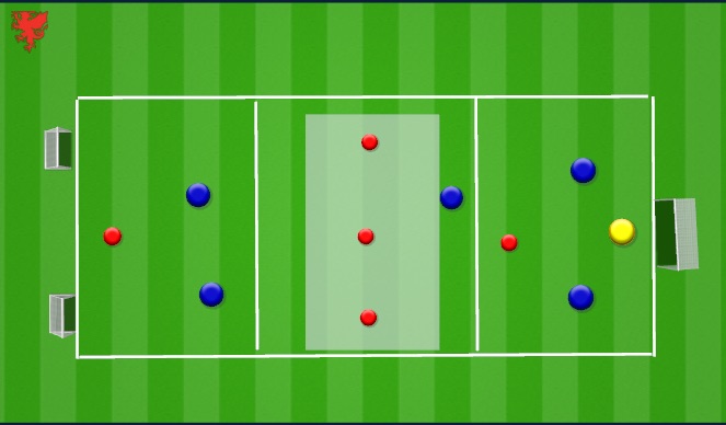 Football/Soccer Session Plan Drill (Colour): Screen 1
