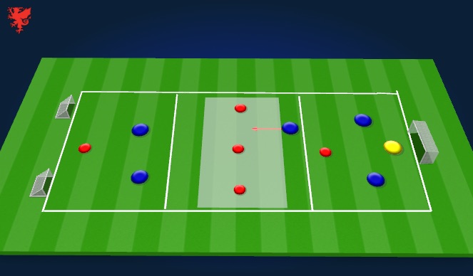 Football/Soccer Session Plan Drill (Colour): Screen 2