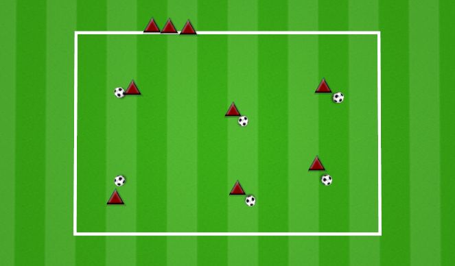 Football/Soccer Session Plan Drill (Colour): BLOB