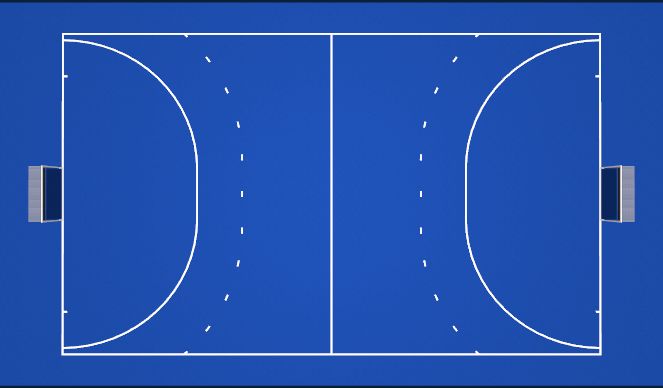 Hockey Session Plan Drill (Colour): Game 5vs 4
