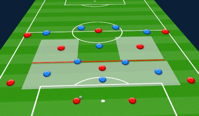 Football/Soccer Session Plan Drill (Colour): Animation 2