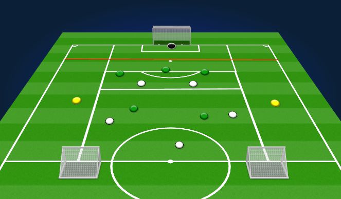 Football/Soccer Session Plan Drill (Colour): Screen 1