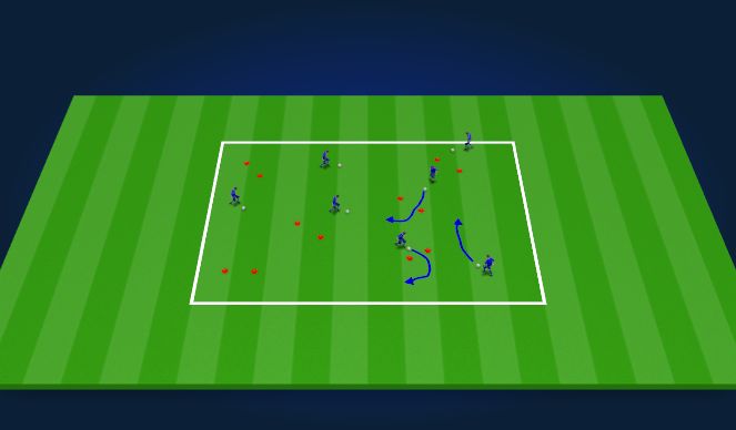 Football/Soccer Session Plan Drill (Colour): Screen 3