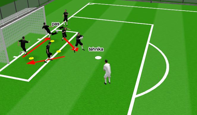 Football/Soccer Session Plan Drill (Colour): Screen 1