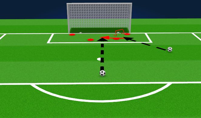 Football/Soccer Session Plan Drill (Colour): M3RD WU