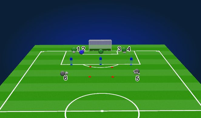 Football/Soccer Session Plan Drill (Colour): YKTD - ATL UTD