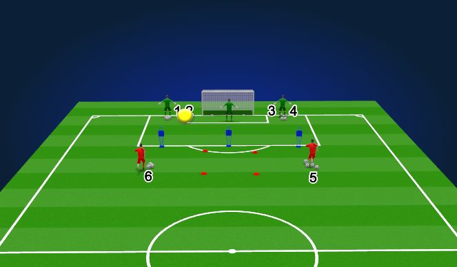Football/Soccer Session Plan Drill (Colour): YKTD - ATL UTD