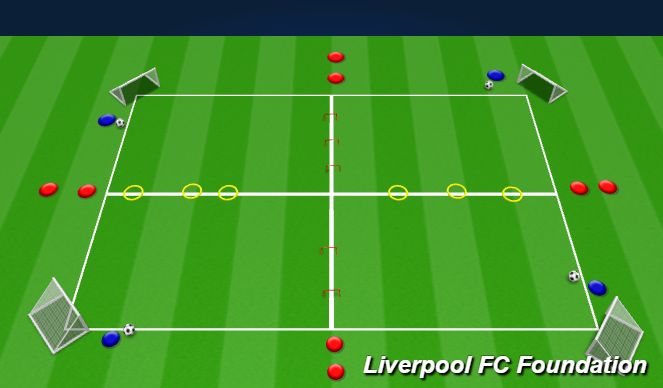 Football/Soccer Session Plan Drill (Colour): Screen 1